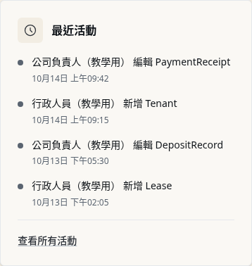 步驟 12：讀懂「最近活動」