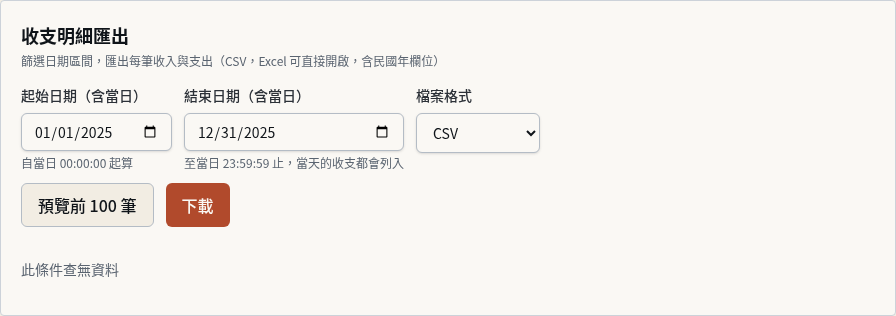 步驟 6：查無資料時調整條件（分支）